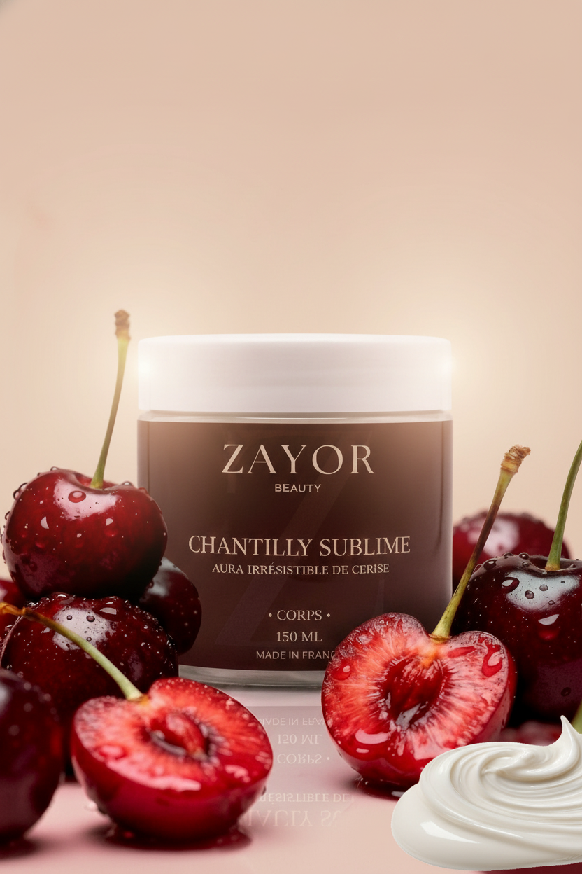 Chantilly Corps Cerise — Crème Hydratante Gourmande
