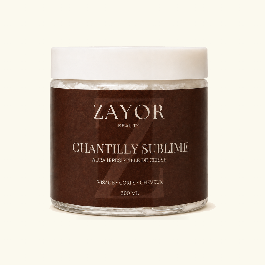 Chantilly Sublime Cerise 200 ml — Soin Fondant 3-en-1 Visage, Corps & Cheveux